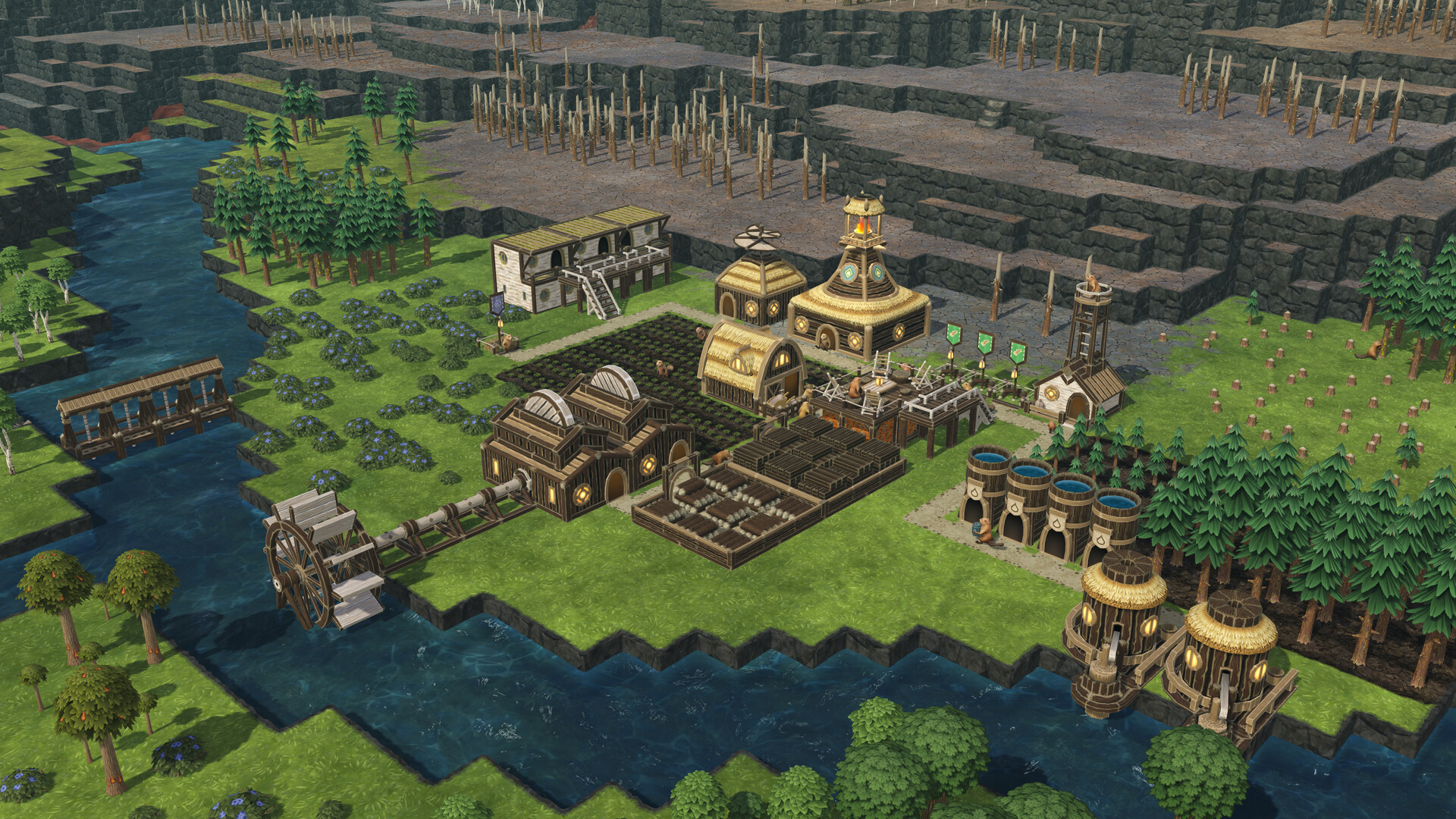 海狸浮生记 Timberborn 截图 1