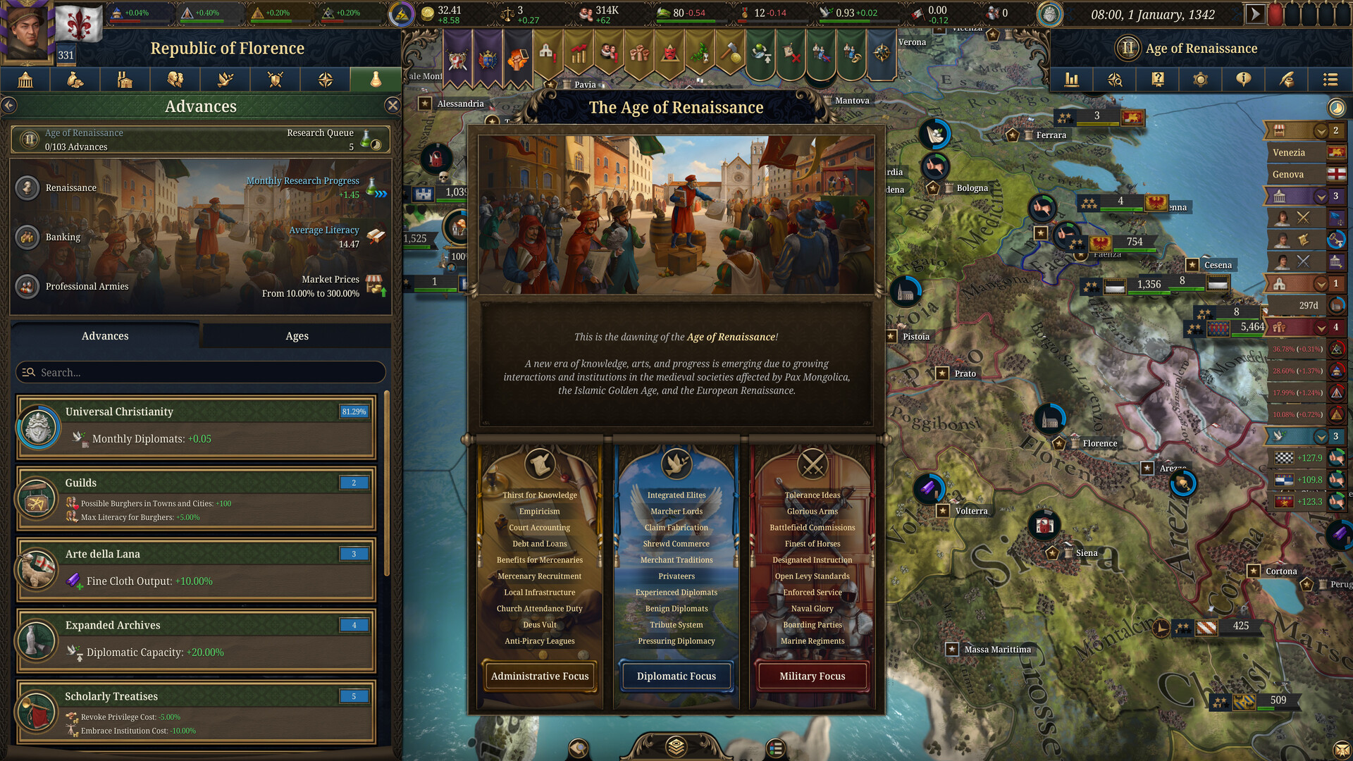 Europa Universalis V 截图 15
