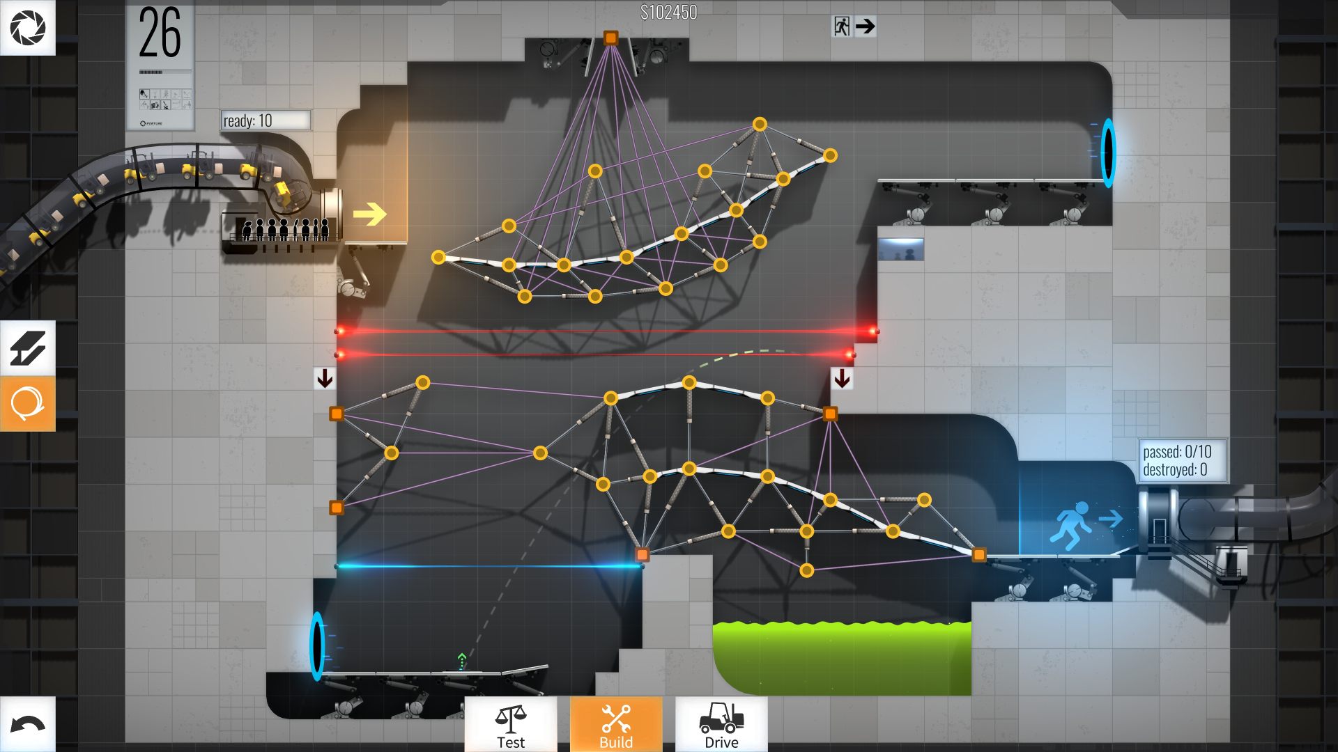 图片[3]-桥梁工程师传送门|Bridge Constructor Portal|Build21190795-萌芽游戏